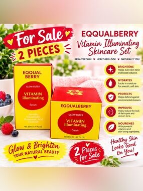Vitamin Illuminating Serum and cream